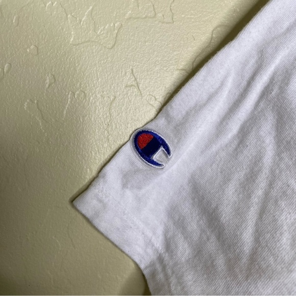 Champion T-Shirt White Blue Size S - Picture 6 of 6
